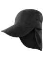 RC076B RC076J Result Kids Fold Up Legionnaires Cap Black colour image